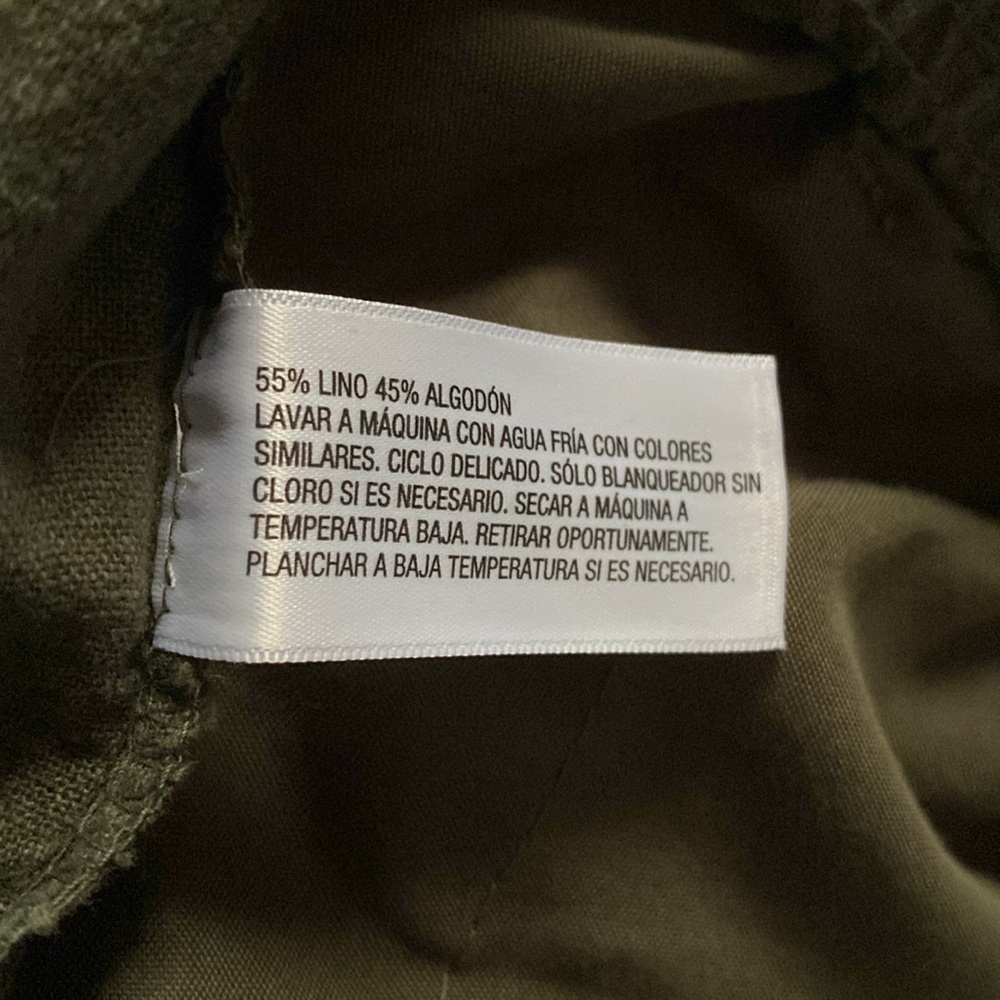 Olive Green Men's Cargo Shorts - Picture 5 of 8